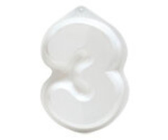 Number 3 Cake Pan Plastic