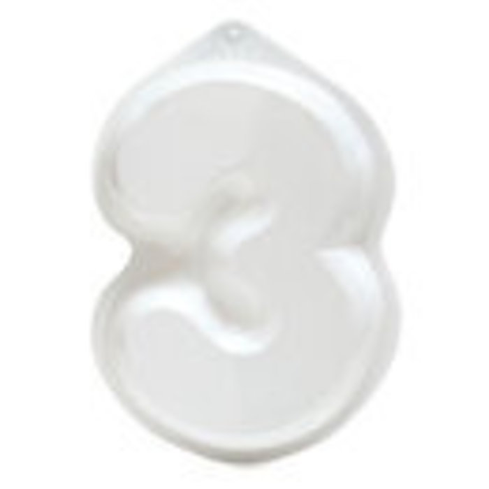 Number 3 Cake Pan Plastic