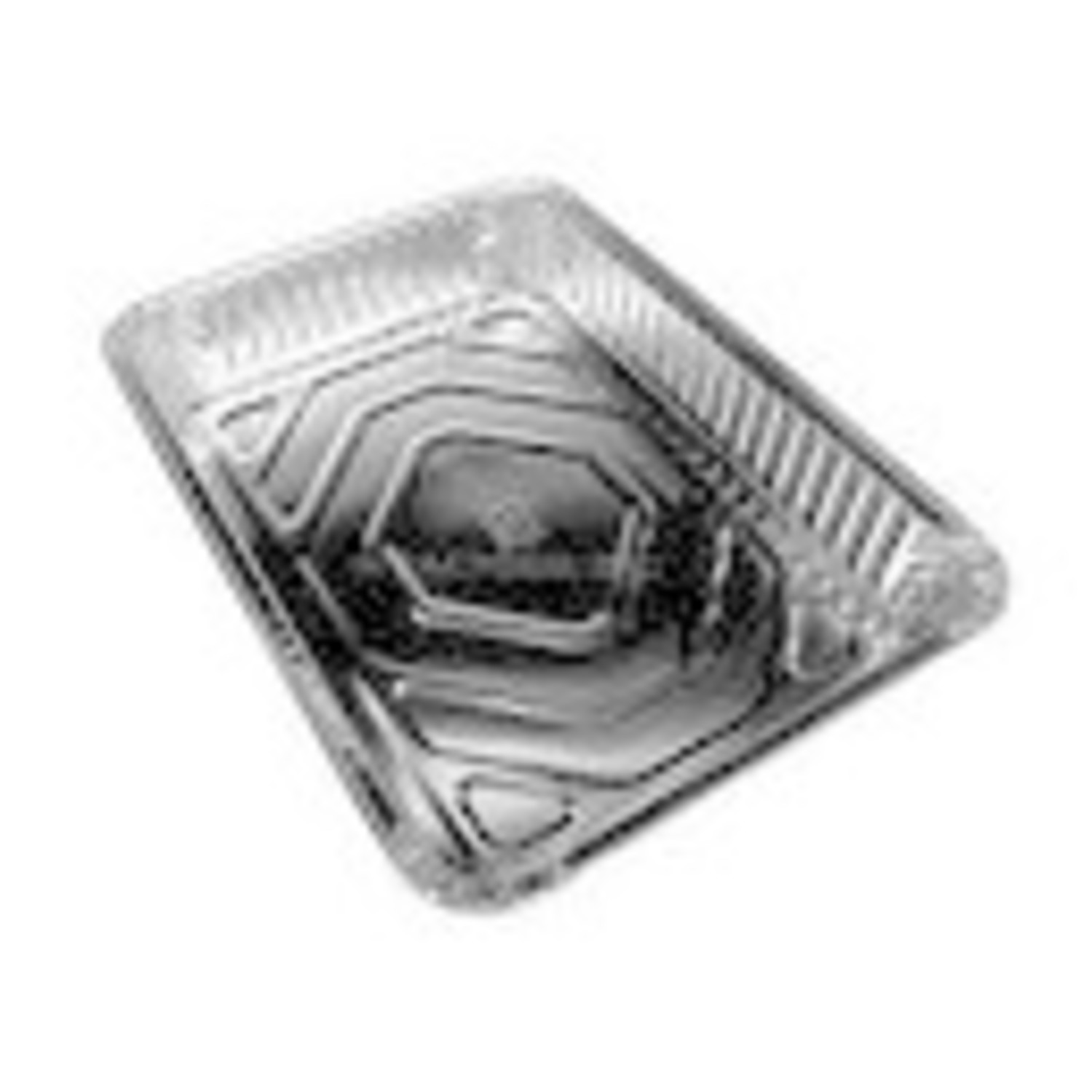 Set of 6 Aluminum Foil Disposable Reusable Food Baking Trays Pans 20.5