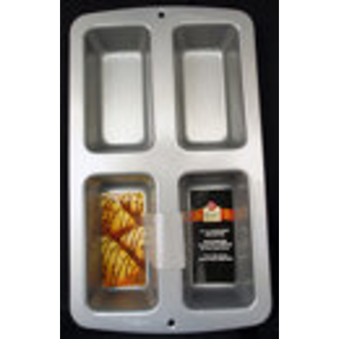 Mini Loaf Pan 4 Cavity