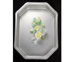 Corner cut cake pans 9" x 2"