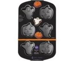 Mini Ghost and Jack-O-Lantern Non-Stick Cake Pan