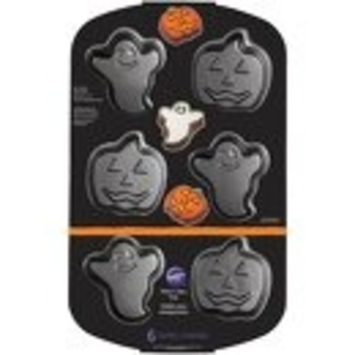 Mini Ghost and Jack-O-Lantern Non-Stick Cake Pan