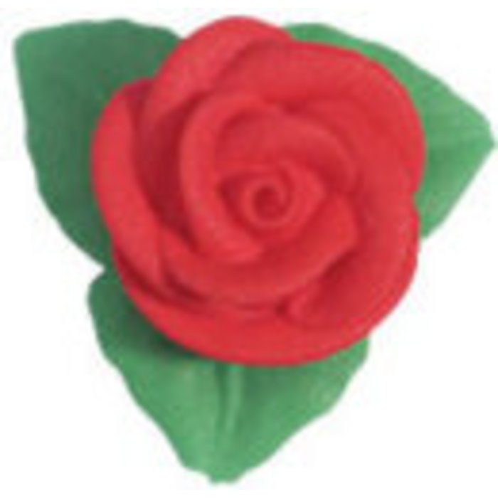 Red Roses with Leaves 6