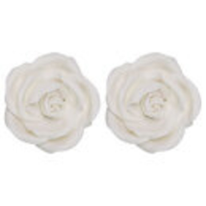White Roses 2" 4 Count