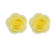 Yellow Roses 2-1/2" 3 Count