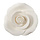Edible White Roses 2" 3 Count