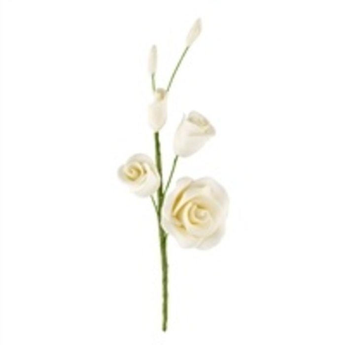 Ivory GumPaste Rose Filler Spray