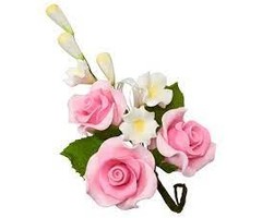 Trio Rose Spray Pink