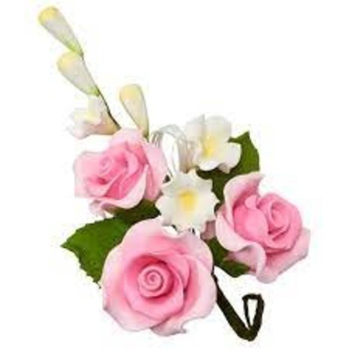 Trio Rose Spray Pink