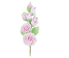 Pink Spray of Roses for Wedding cakes and cakes 5"