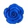Royal Blue Rose made out of Gum Paste 2"