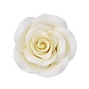 White Colored Rose made out of Gum Paste 2"
