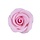 Pink colored Rose made out of Gum Paste 1 1/4"