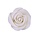 White Colored Rose made out of Gum Paste 1 1/4"