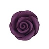 Burgundy Colored Rose made out of Gum Paste 1 1/4"