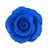 Royal Blue Colored rose made out of Gum Paste 1 1/4"