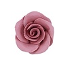 Mauve colored rose made out of Gum Paste 1 1/4"