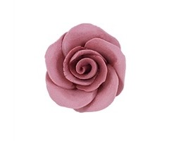 Mauve colored rose made out of Gum Paste 1 1/4"