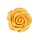 Gold Colored Rose made out of Gum Paste 1-1/4"