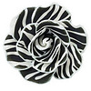 Zebra Print Gum Paste Rose