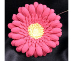 Pink Gerber Daisy GumPaste Flowers
