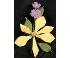 Lily and Hydrangea gumpaste flower mix