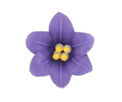 Purple Easter Lily GumPaste Flowers