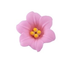 Pink Easter Lily GumPaste Flowers