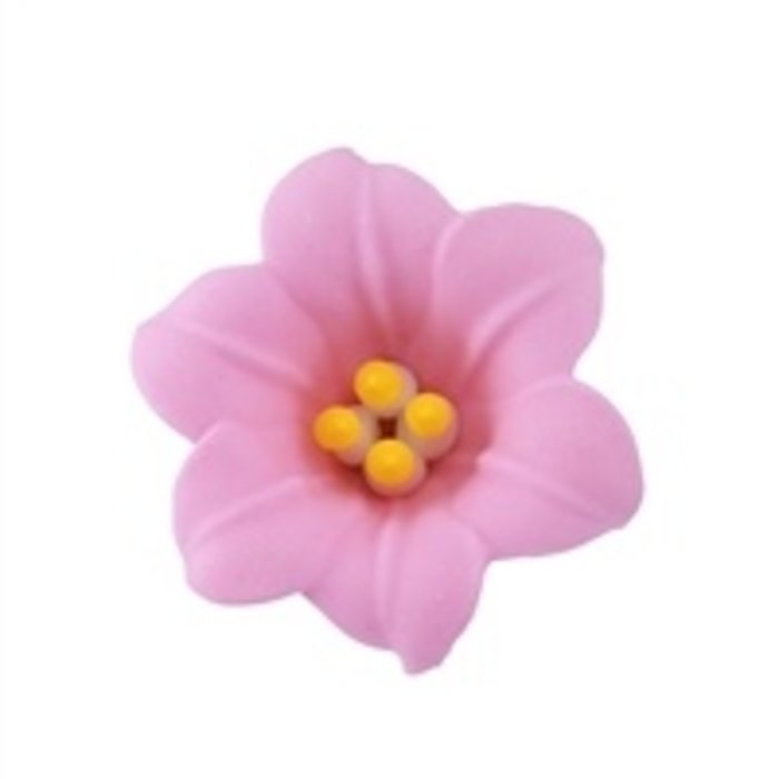 Pink Easter Lily GumPaste Flowers