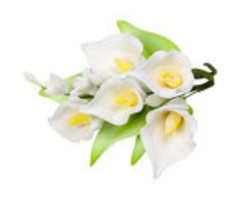 A Spray of Calla Lily GumPaste Flowers