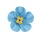 Blue Petunia GumPaste Flowers