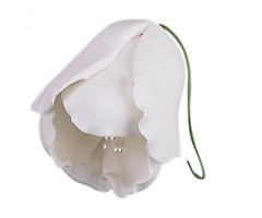 White Tulip Gum Paste Flowers
