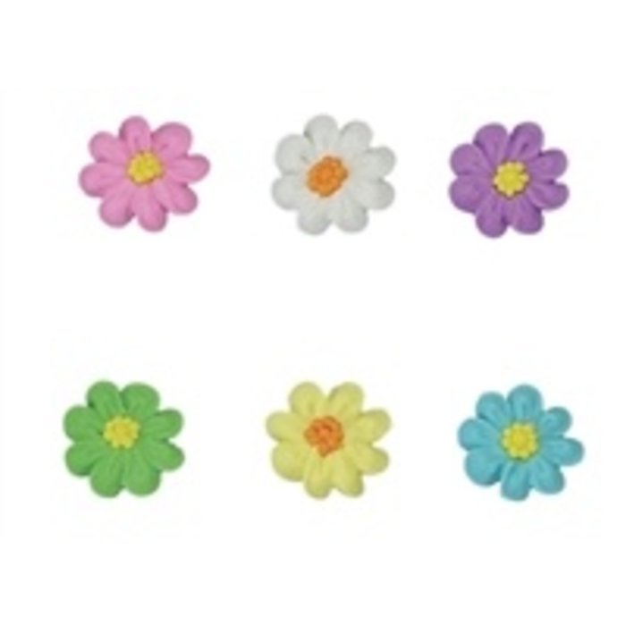 Daisy Royal Icing Flowers 12 Pk