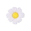 White Daisy GumPaste Flowers 1-1/4" 6 per Order