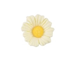 Yellow Daisy GumPaste Flowers 1" 6 per Order