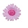 Pink Daisies GumPaste Flowers 1" 6 Per Order