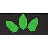 Pre-made royal icing leaves 12