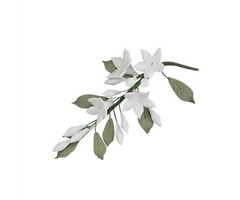 A Spray of Stephanotis flowers made out of gumpaste