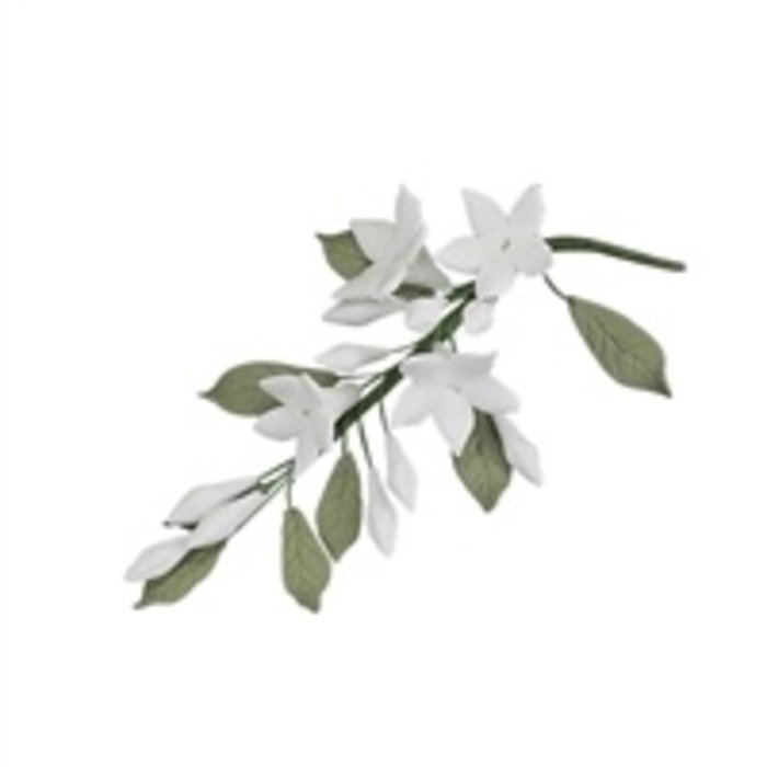 A Spray of Stephanotis flowers made out of gumpaste