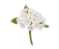 Hydrangea Spray of Flowers made out of GumPaste