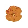 Pansy Gum Paste Flowers Golden Yellow
