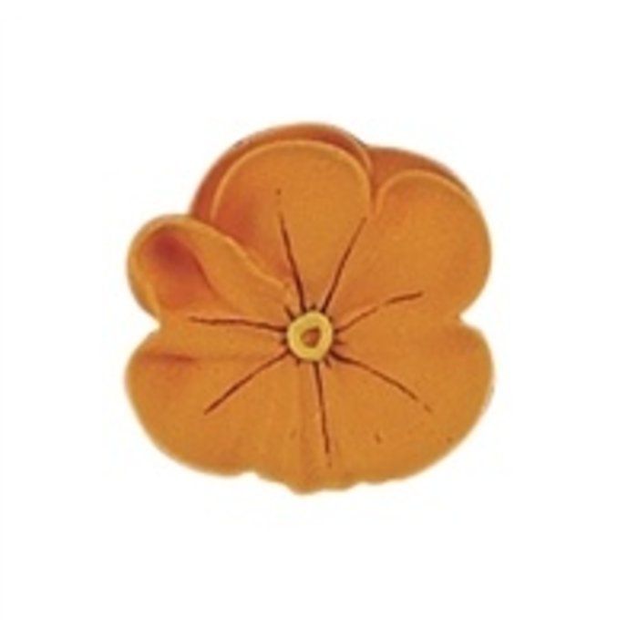 Pansy Gum Paste Flowers Golden Yellow