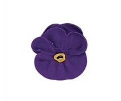 Purple Pansy GumPaste Flowers
