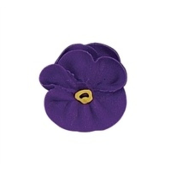 Purple Pansy GumPaste Flowers