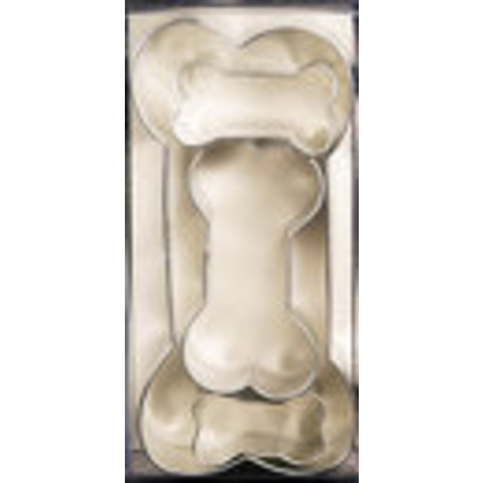 Dog Bone Shaped Cookie Cutter set 4 piece