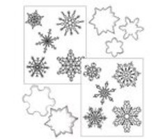 Snowflake Texture Cookie Cutter Set by Autumn Carpenter