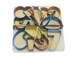Number Cookie Cutter Set 0 Through 8 by R&M