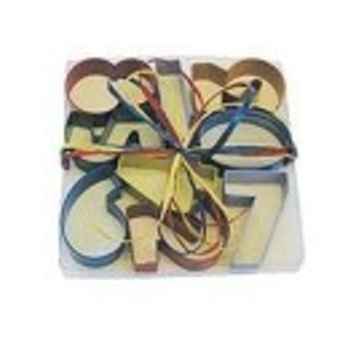 Number Cookie Cutter Set 0 Through 8 by R&M