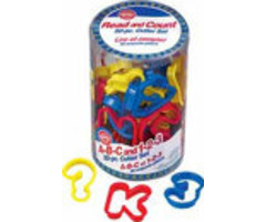 ABC and 123 Cookie Cutter Set by Wilton 50 Piece